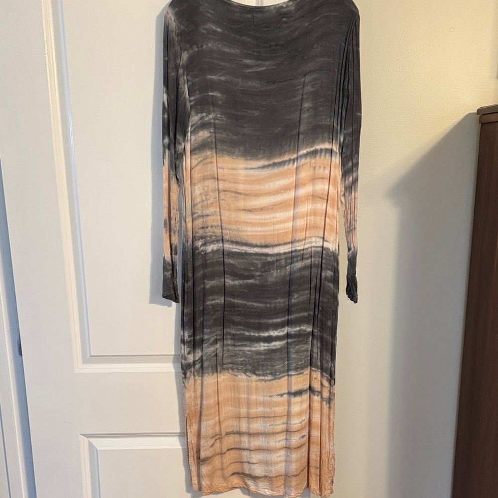 Anthropologie Dolan Tie-Dye Long Sleeve Dress - Picture 8 of 9